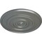 Ekena Millwork Dylar Ceiling Medallion (Fits Canopies up to 6 1/4"), Hand-Painted Silver, 30"OD x 2 1/4"P CM30DYSLS - alternate 2